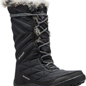 Minx Shorty III Women's Waterproof Calf High Boots Rubber Sole Faux-Fur Lining